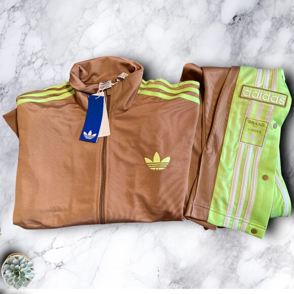 NWT 2 PC adidas original XL track jacket & pants matching outfit womens set - Picture 3 of 5